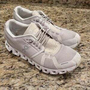 On Running Cream Mesh Sneakers